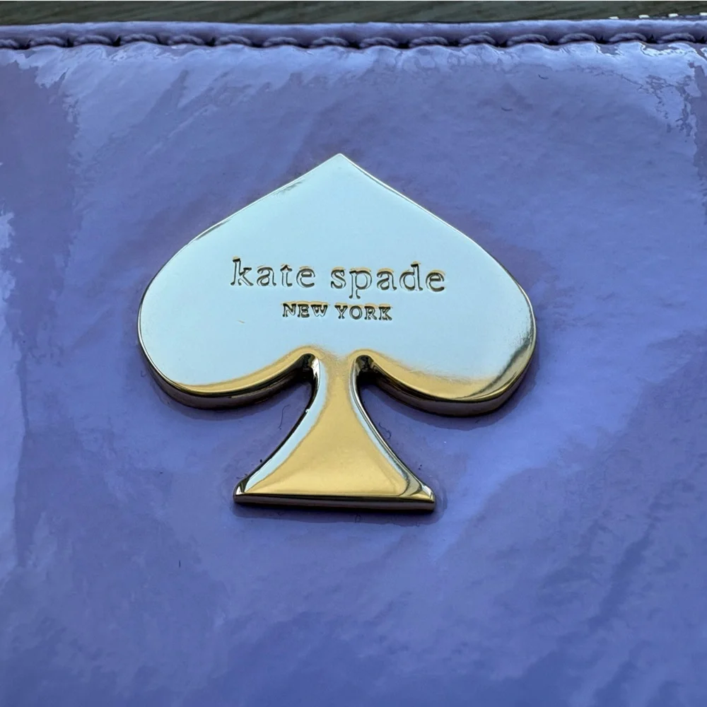 KATE SPADE Lavender Patent Leather with Gold Hardware Crossbody